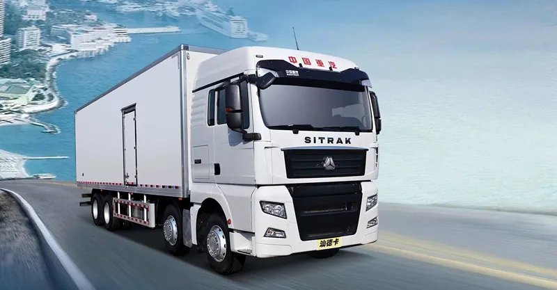 Caminhão de carga 8x4 sitrak c7h