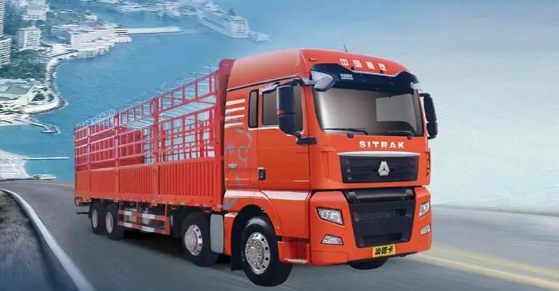 Caminhão de carga 8x4 sitrak c7h