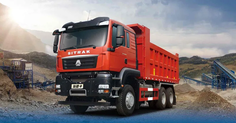 Caminhão tipper 6x4 sitrak c7h