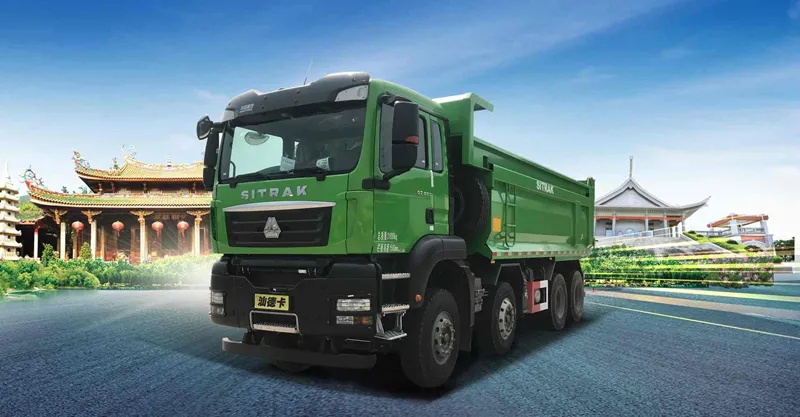 Caminhão tipper 8x4 sitrak c7h