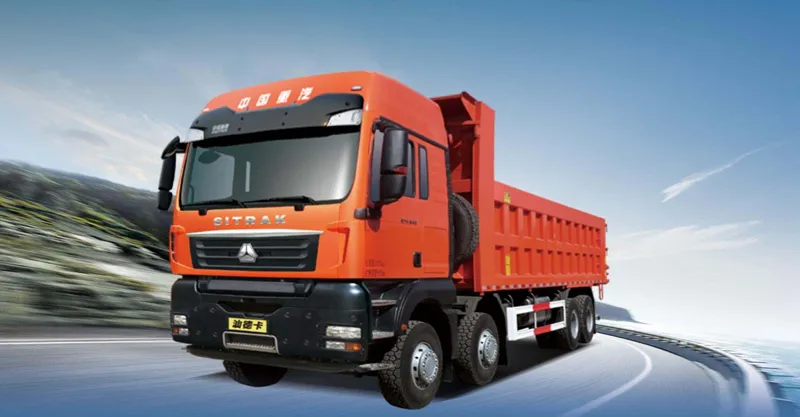 Caminhão tipper 8x4 sitrak c7h