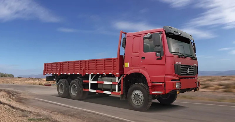 Caminhão de carga 6x6 sinotruk drive nas quatro rodas