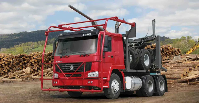 caminhão de transporte de log 6x4 Howo-7