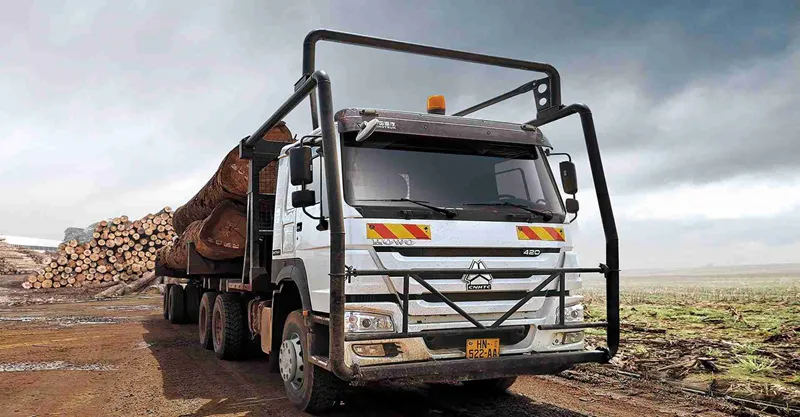 caminhão de transporte de log 6x4 Howo-7