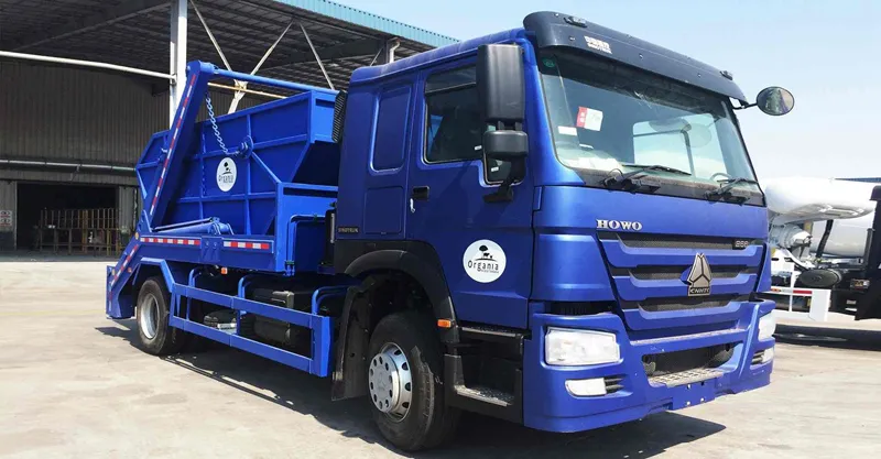 Caminhão de lixo do tipo de braço de saneamento 4x2 HOPO