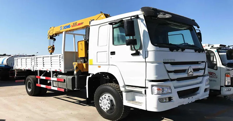 Crane montado no caminhão 6x4 Howo