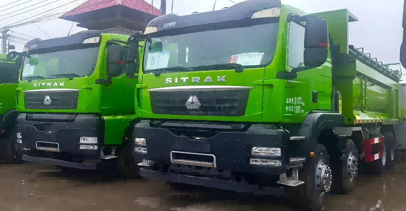 Caminhão tipper 8x4 480 hp sinotruk sitrak g7