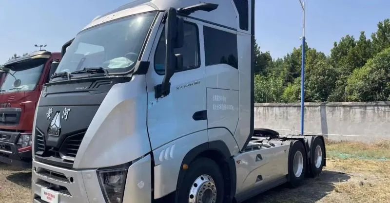 Caminhão do trator 6x4 570 hp Euro 6 rio amarelo sinotruk x7
