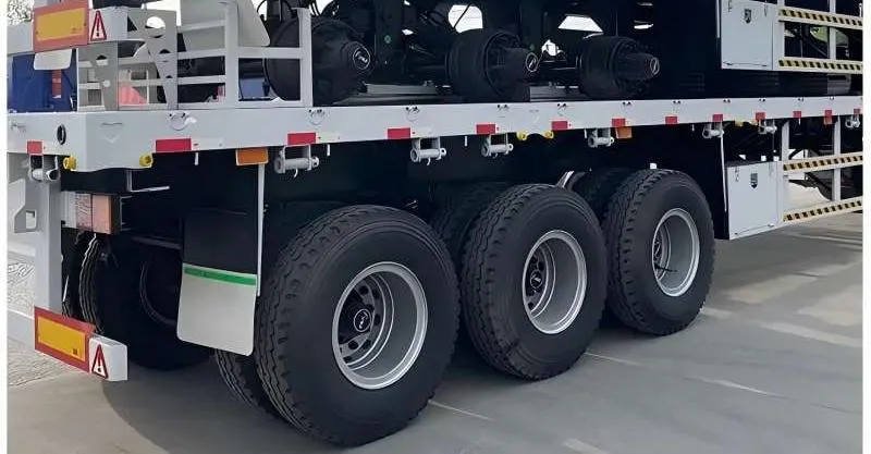 trailer de semi-de-pede-pegue de 60 toneladas