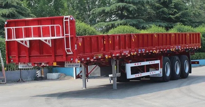 Trailer de semi de carga de parede lateral
