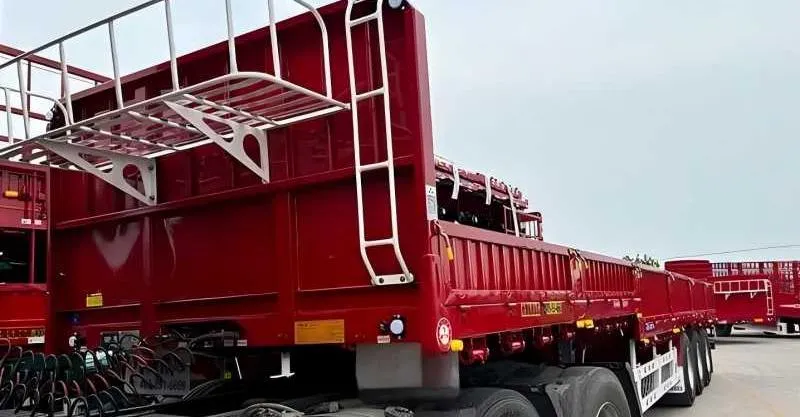 Trailer de 3fle de 40 pés de parede lateral
