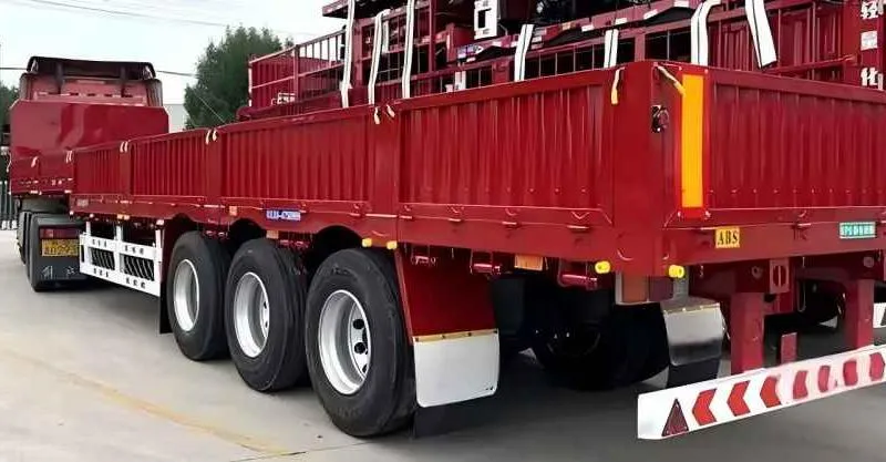Trailer de 3fle de 40 pés de parede lateral