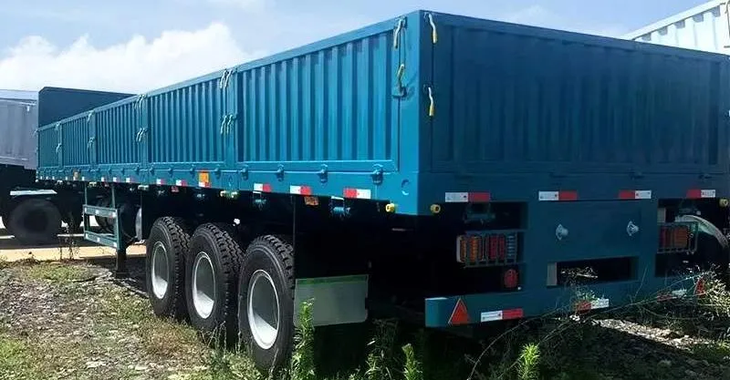 Trailer de 3fle de 40 pés de parede lateral