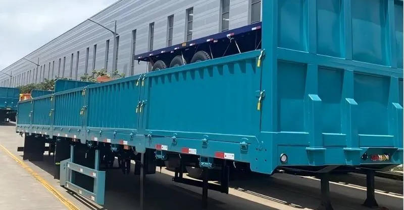 Trailer de 3fle de 40 pés de parede lateral