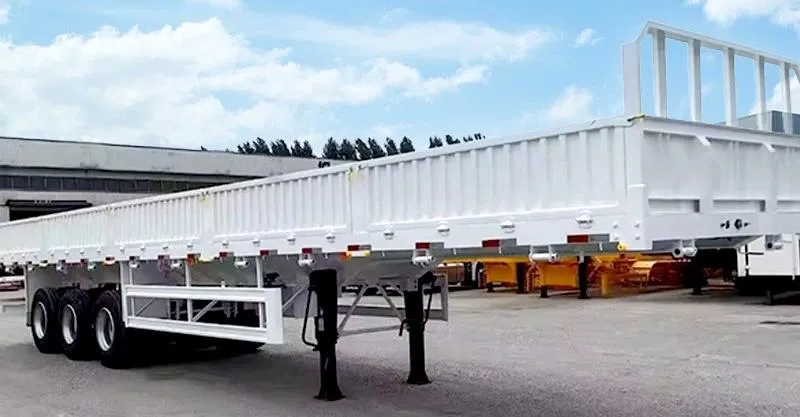 3 eixos Trailer de parede lateral