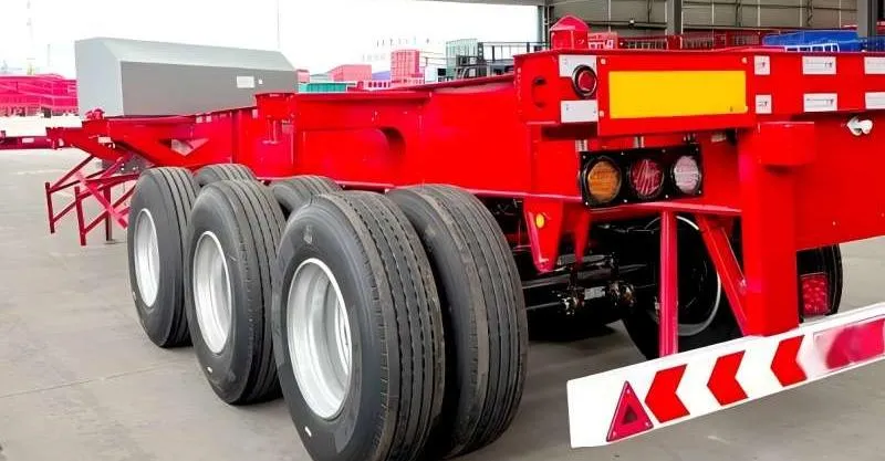 Recipiente de 20 pés semi -trailer para venda