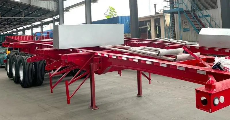 Recipiente de 20 pés semi -trailer para venda