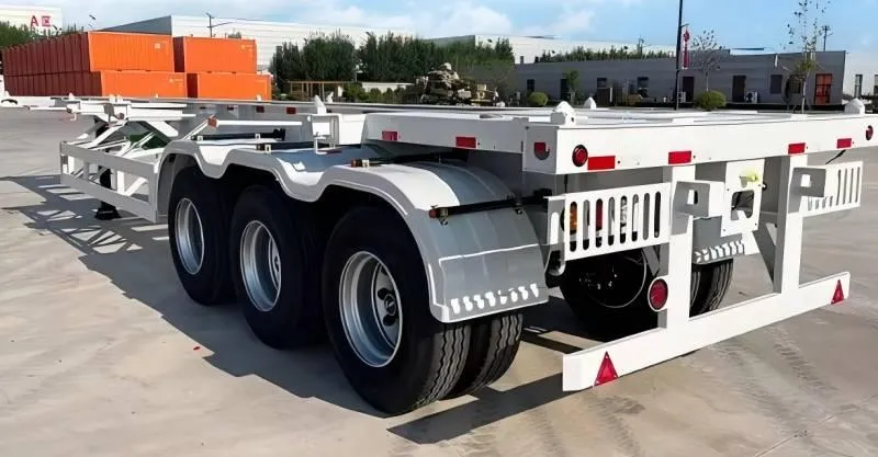 Recipiente de 20 pés semi -trailer para venda