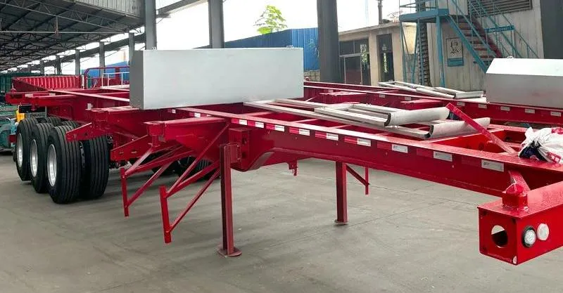 TRI EXLE Skeleton Semi Trailer
