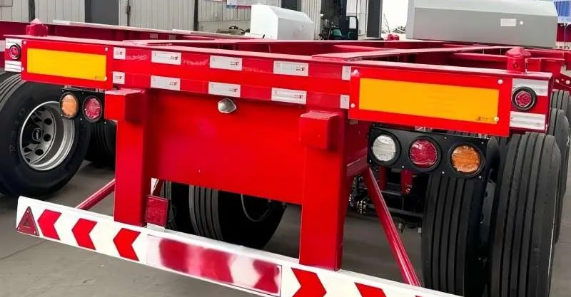 TRI EXLE Skeleton Semi Trailer