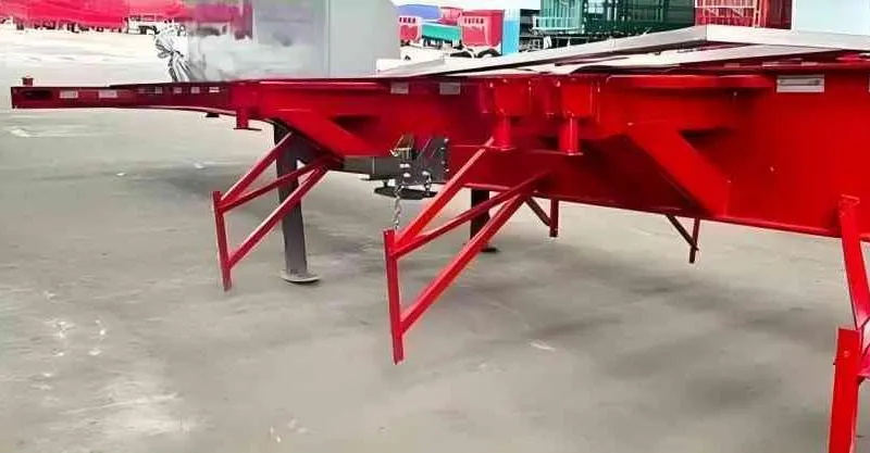 TRI EXLE Skeleton Semi Trailer