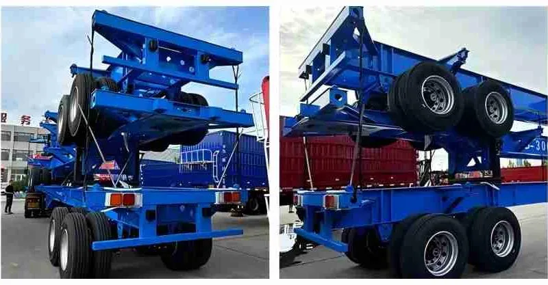 40Ft 3 Axle Gooseneck Skeletal Trailer