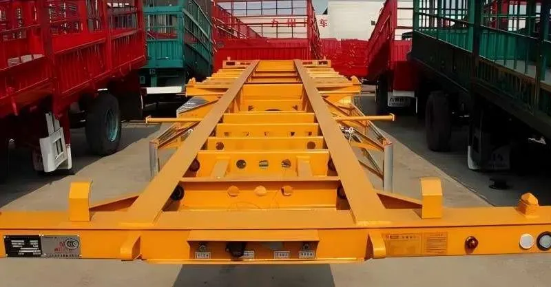 3 Axles Skeleton Semi trailer