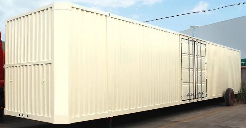 trailer semi de 40 toneladas de caixa