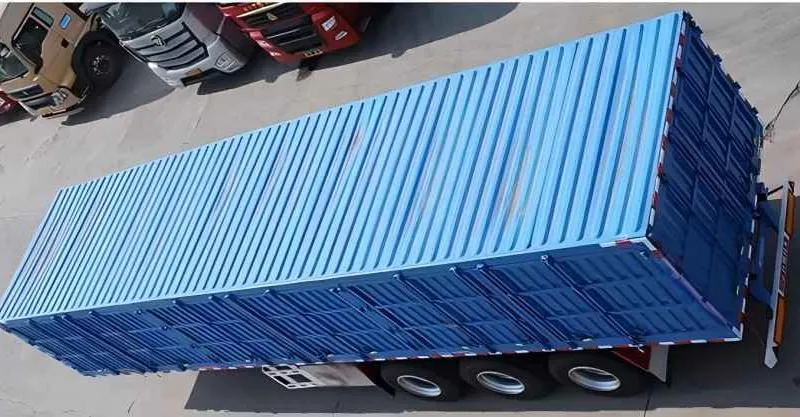 trailer semi de 40 toneladas de caixa