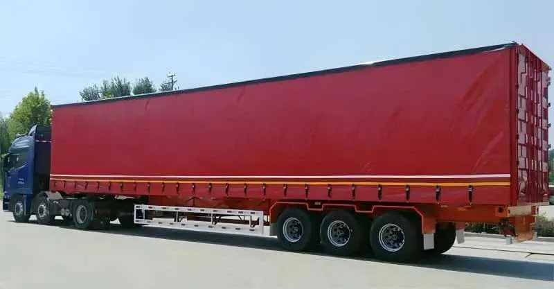 trailer de 45 pés de curtainsider