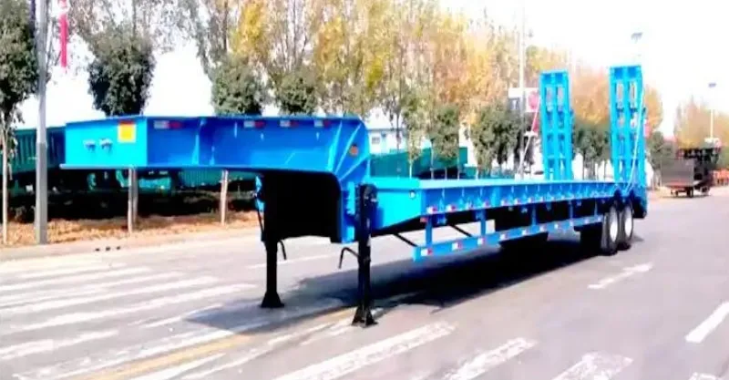 120 Ton Gooseneck Lowboy semi trailer