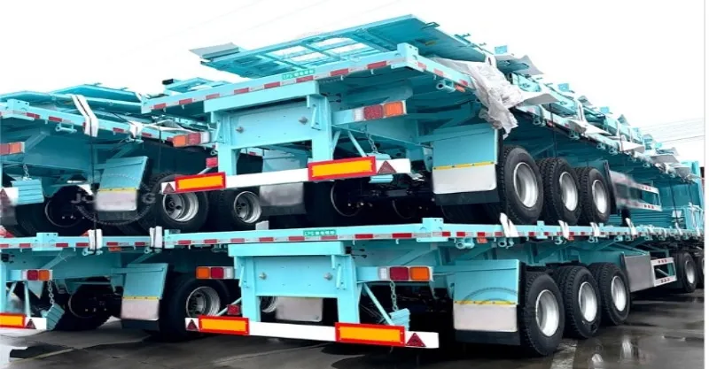 3 eixo lateral lateral tipper semi trailer