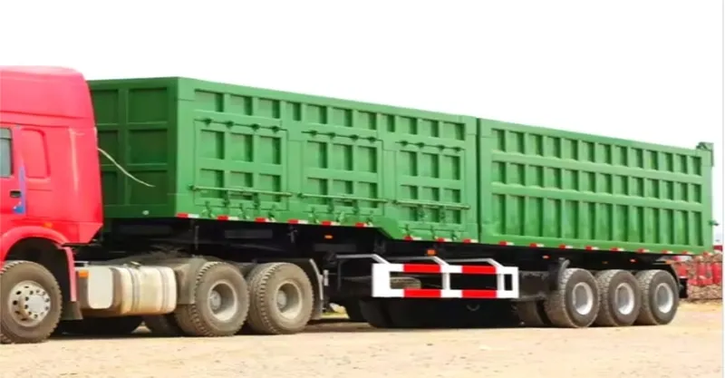 Trailer de despejo de lateral lateral