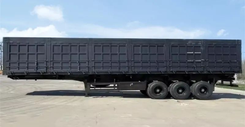 3 eixo de lateral lateral tipper semi trailer para venda