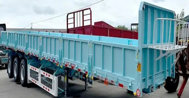 Trailer de tipper lateral de 45 cbm de 45cbm de serviço pesado