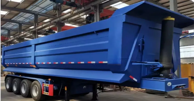 35 CBM traseiro traseiro Trailer
